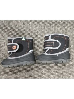 Kamik Toddler Winter Boots with Orange Accent